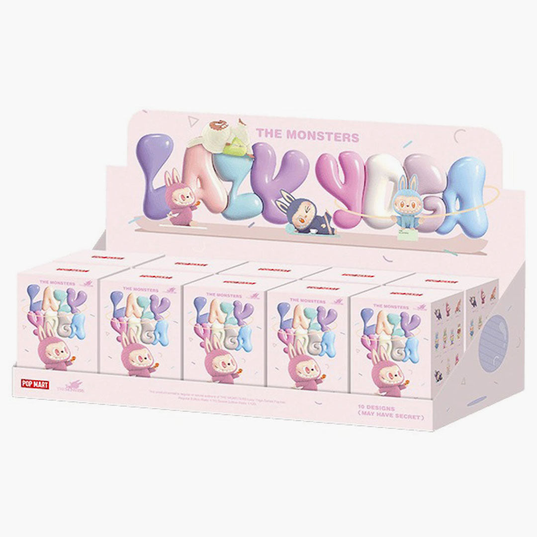 Pop Mart Labubu Hirviöt Lazy Yoga -sarjan hahmojen mysteerilaatikko / 1 pakkaus