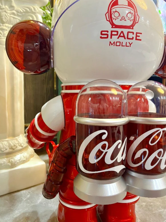Pop Mart Mega Space Molly Coca-cola Classic 1000%