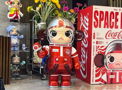 Pop Mart Mega Space Molly Coca-cola Classic 1000%