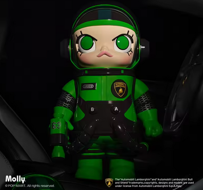 Pop Mart Mega Space Molly Automobili Lamborghini Edition 1000%